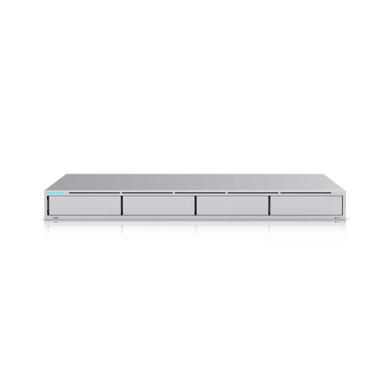 UniFi Network Video Recorder UNVR with four hard-drive bays