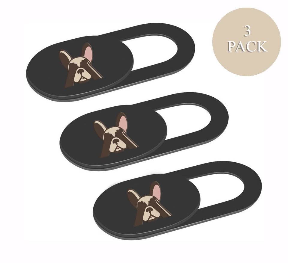 Sliding Webcam Privacy Covers — 3 Pack
